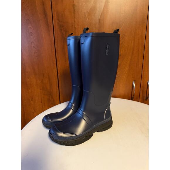 NWT BASS OUTDOOR Women's Boots Field Rainboot Dress blue Size 11 - Picture 4 of 7